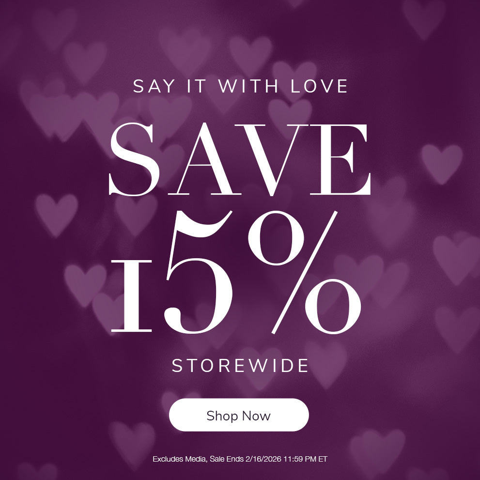 Say it with love. Save 165% storewide. Shop Now. Excludes Media Sale Ends 2/16/2026 11:59 PM ET