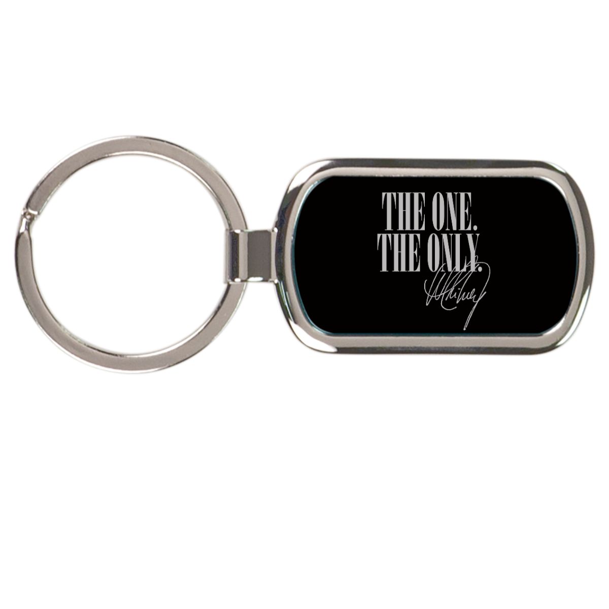 One & Only Laser-Engraved Keychain