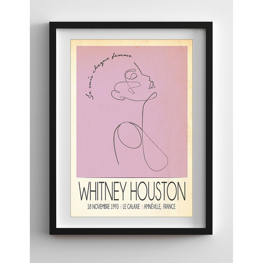 Whitney Live in France, 1993 Print