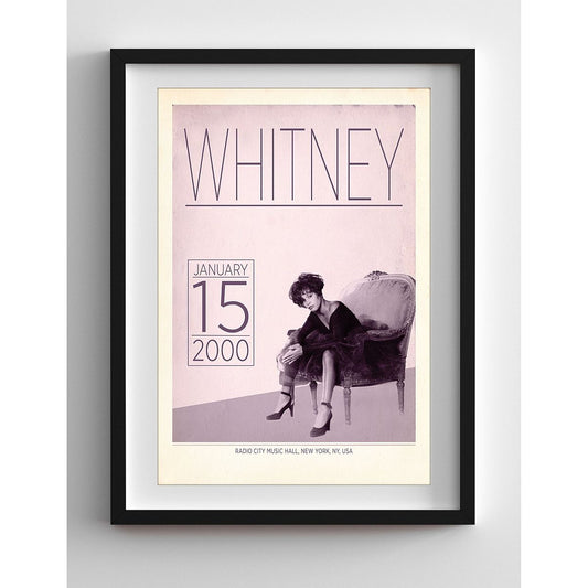Whitney Live at Radio City, 2000 Print