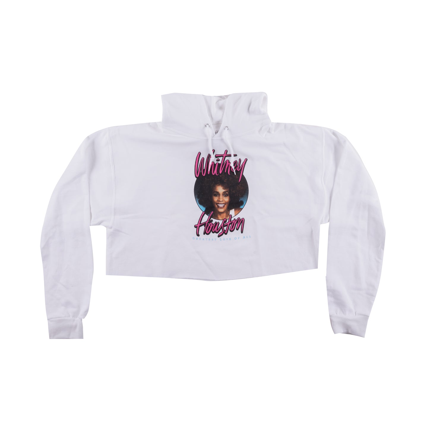 Whitney Houston Crop Hoodie