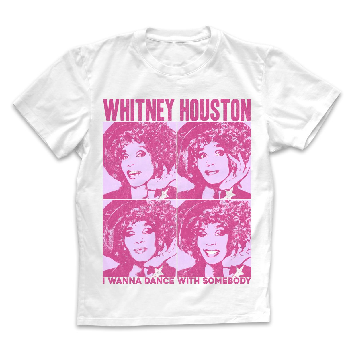 I Wanna Dance Pop Art T-Shirt - Pink