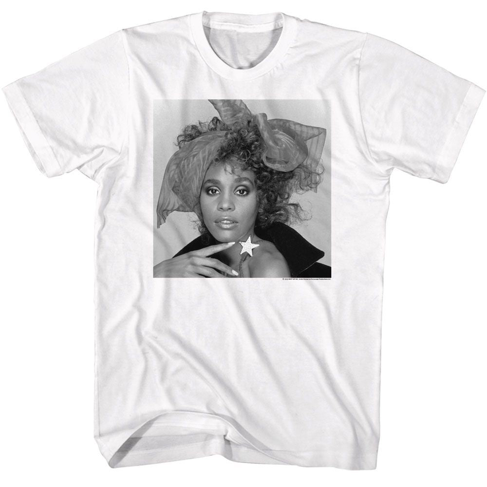 Whitney Bow Black and White Photo T-Shirt