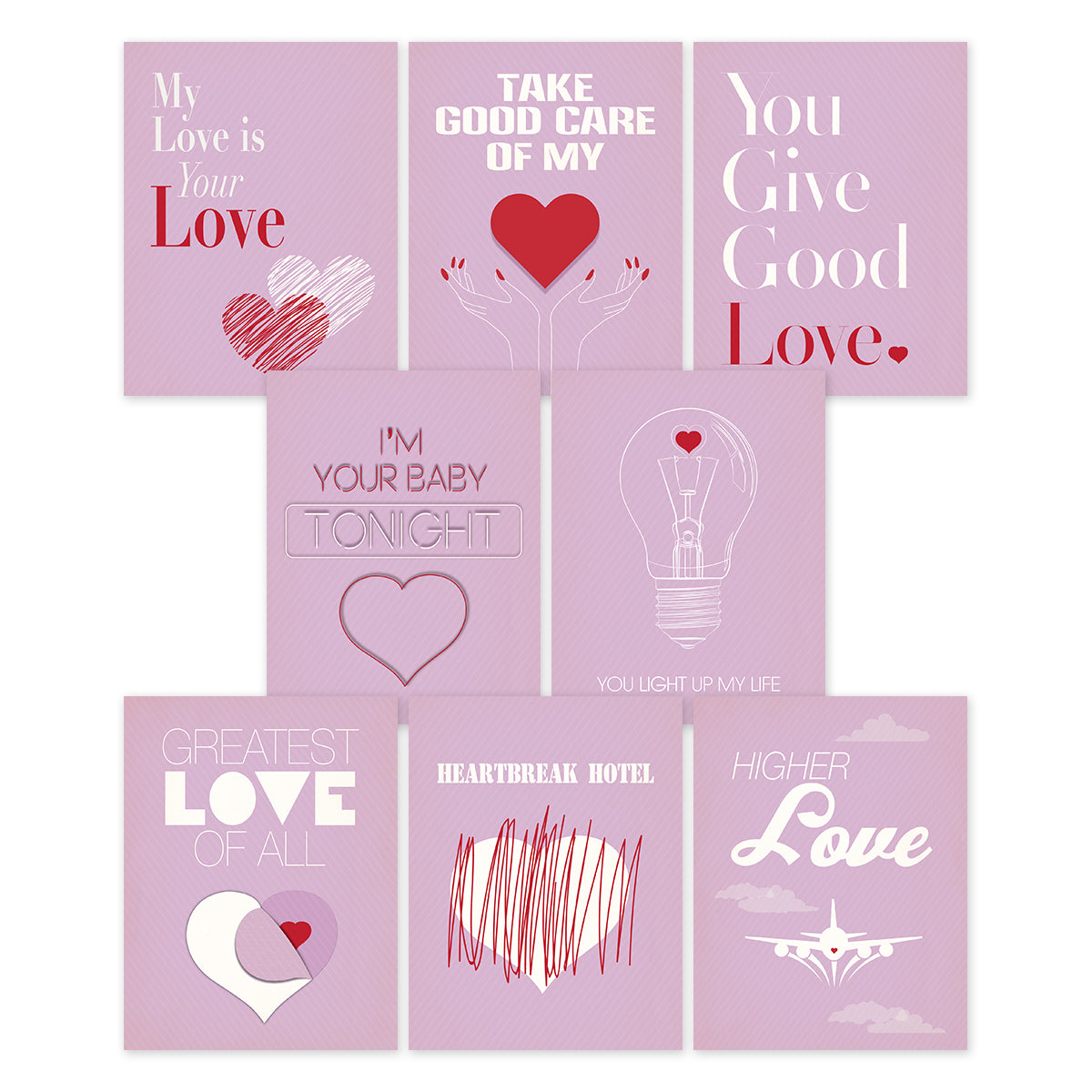 Whitney Houston Exclusive Cards Bundle (8 Cards)
