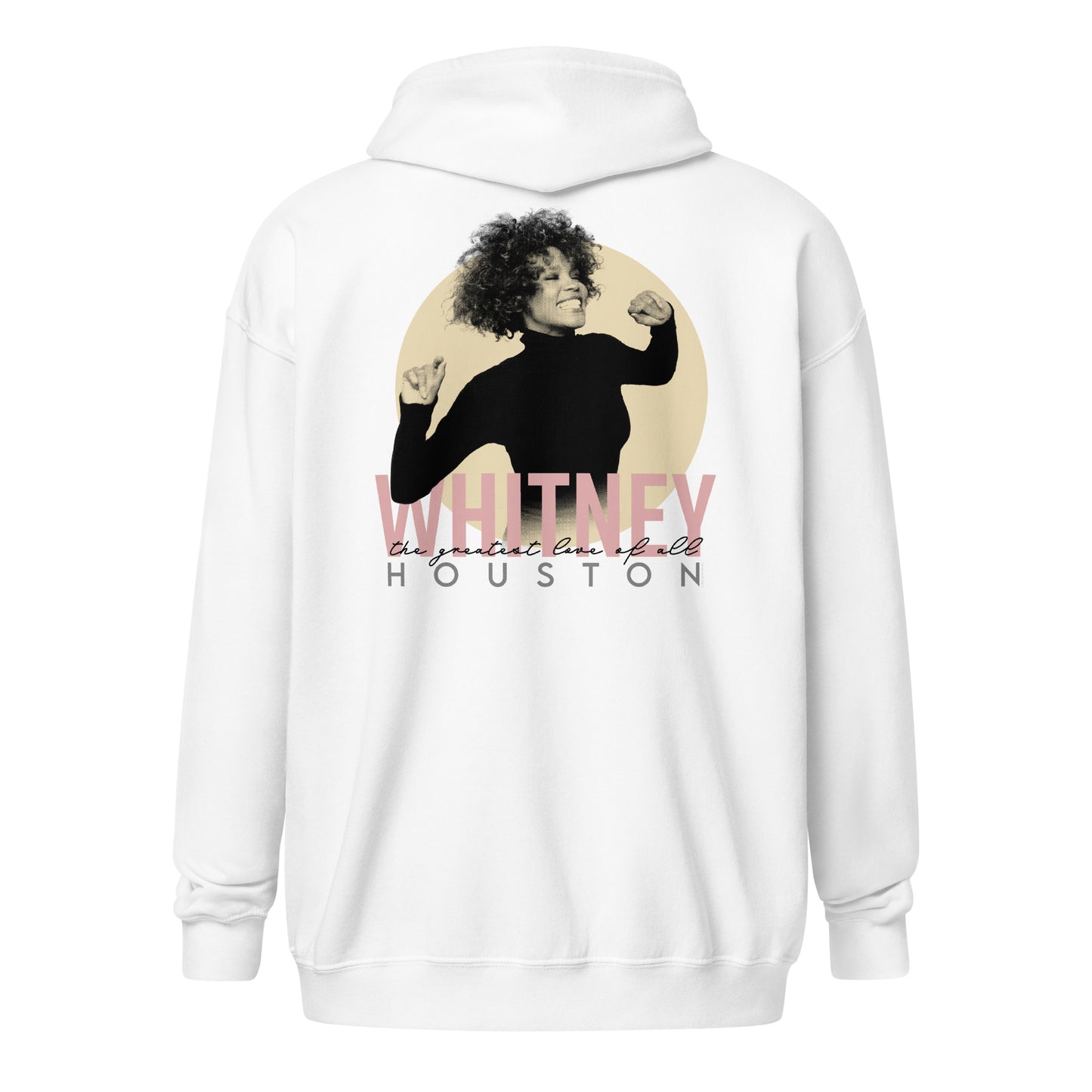 Whitney Houston The Greatest Love Zip Hoodie