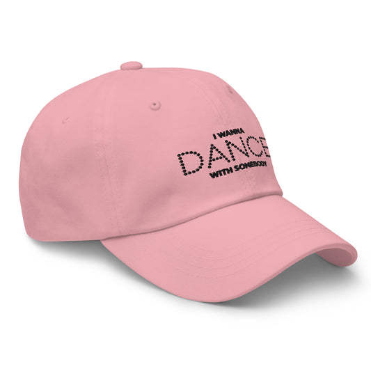 Whitney Houston I Wanna Dance With Somebody Pink Dad Hat