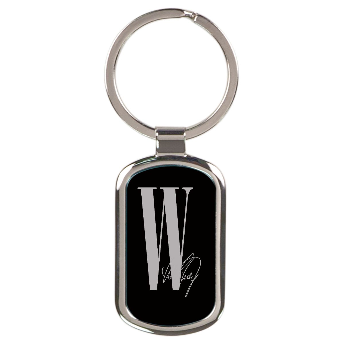 W Laser-Engraved Keychain – Whitney Houston Boutique