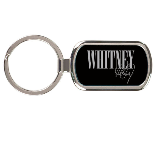 Whitney Laser-Engraved Keychain