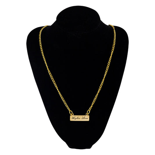 Higher Love Banner Necklace