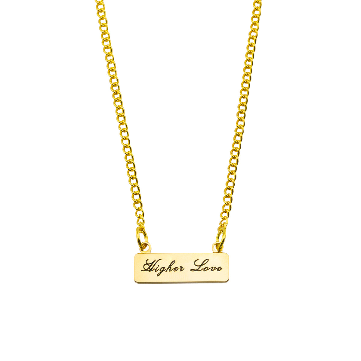 Higher Love Banner Necklace