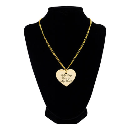 Take Good Care of My Heart Necklace