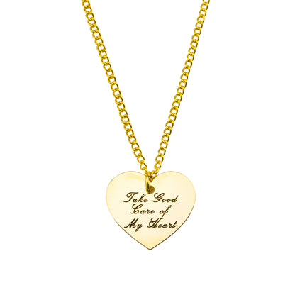 Take Good Care of My Heart Necklace