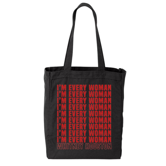 Whitney Houston I'm Every Woman Tote Bag