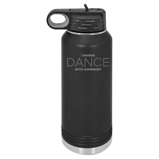 Dance Lights Black Polar Camel Water Bottle