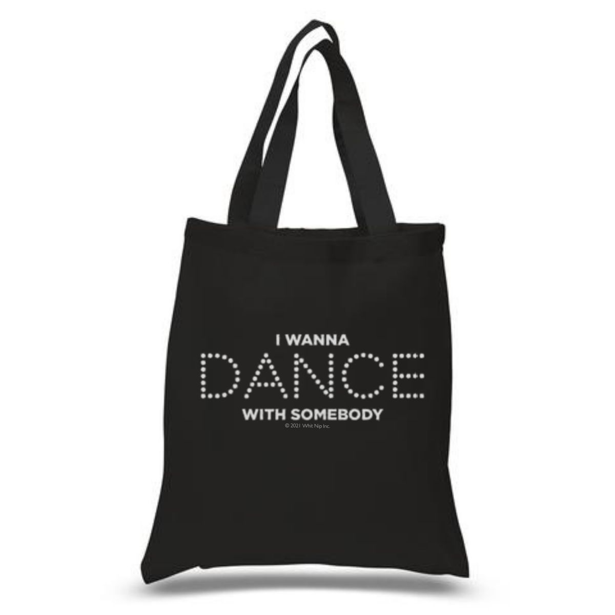 Dance Lights Black Tote Bag