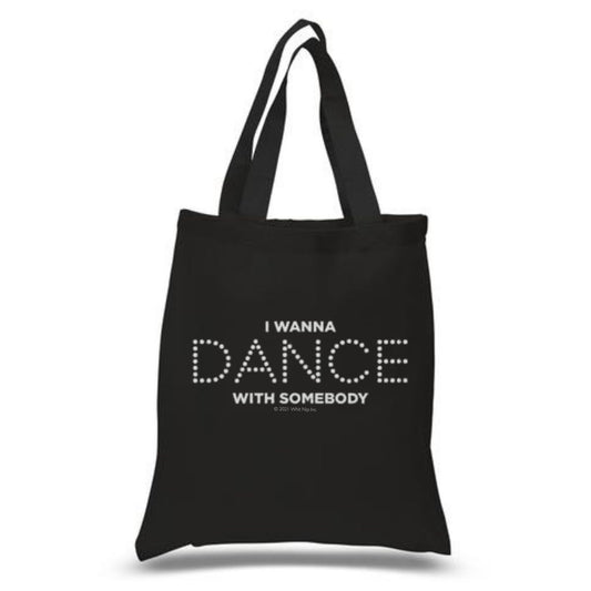 Dance Lights Black Tote Bag