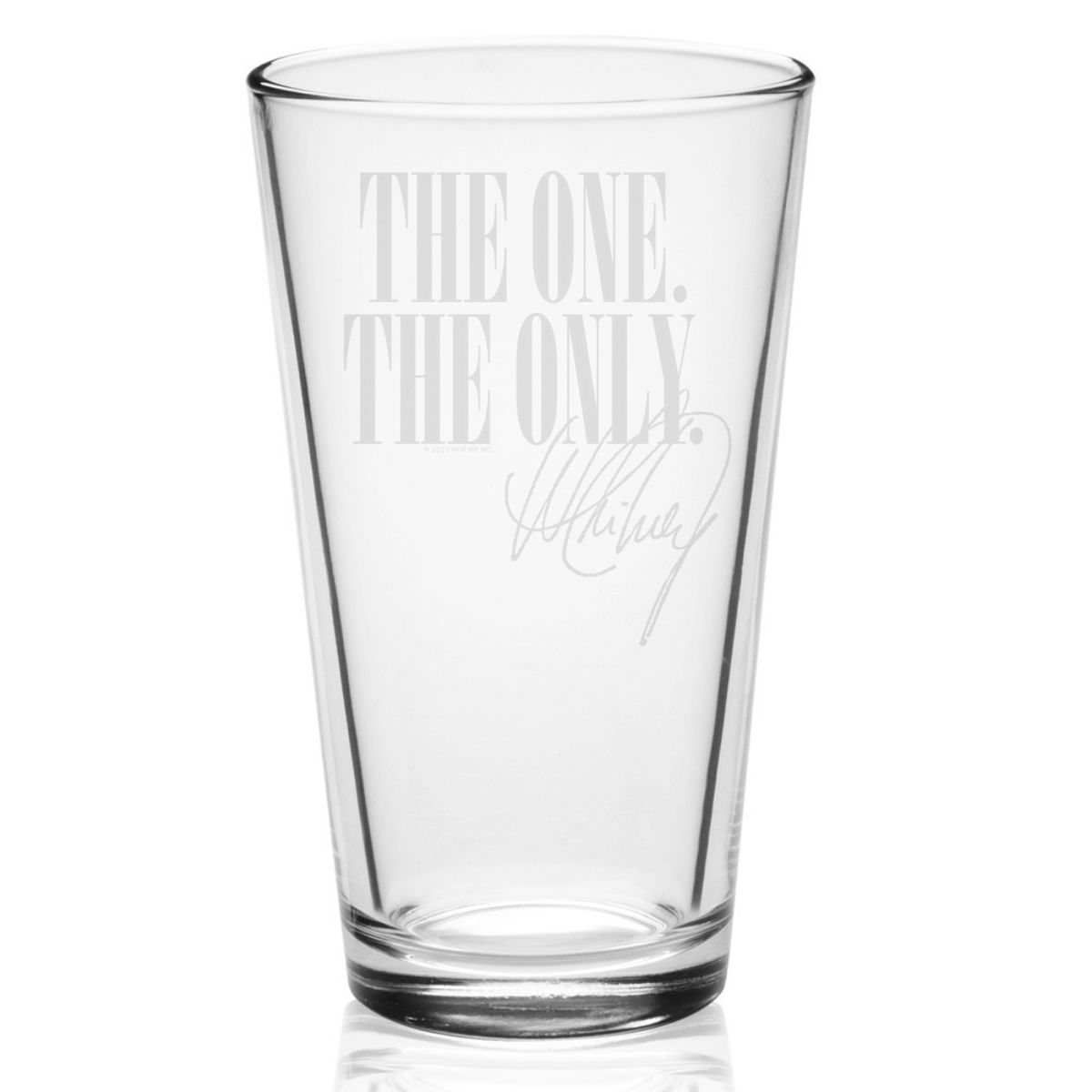 One & Only Laser-Etched Pint Glass