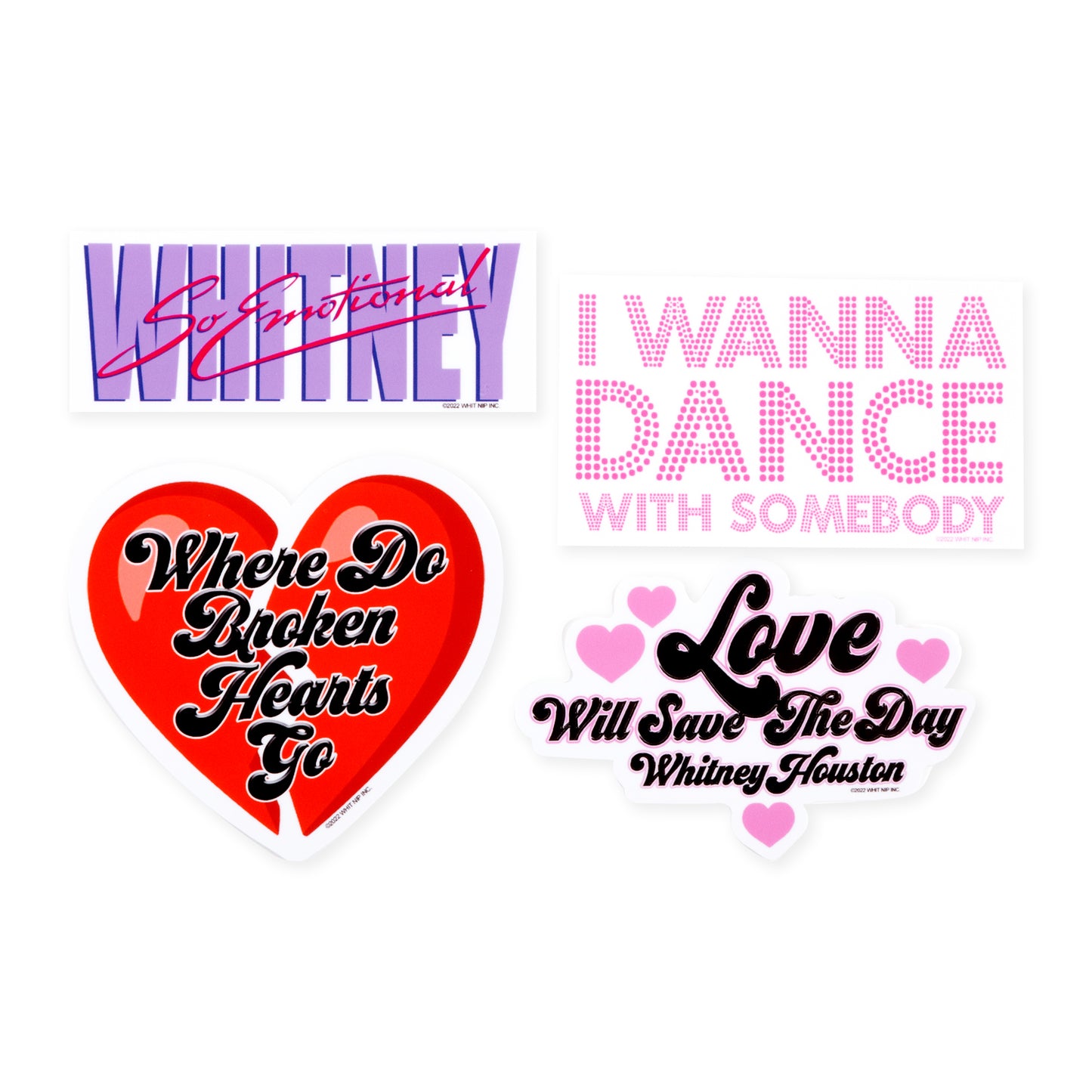 Whitney Houston Sticker Pack