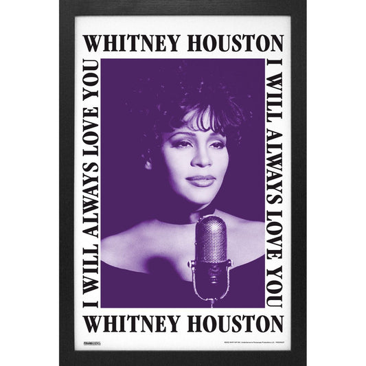 Whitney Houston - I Will Always Love You 11x17 Framed Print
