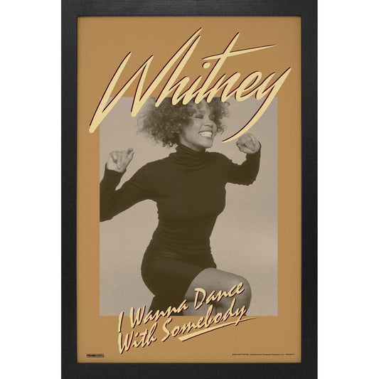 Whitney Houston - Dance-Excited 11x17 Framed Print