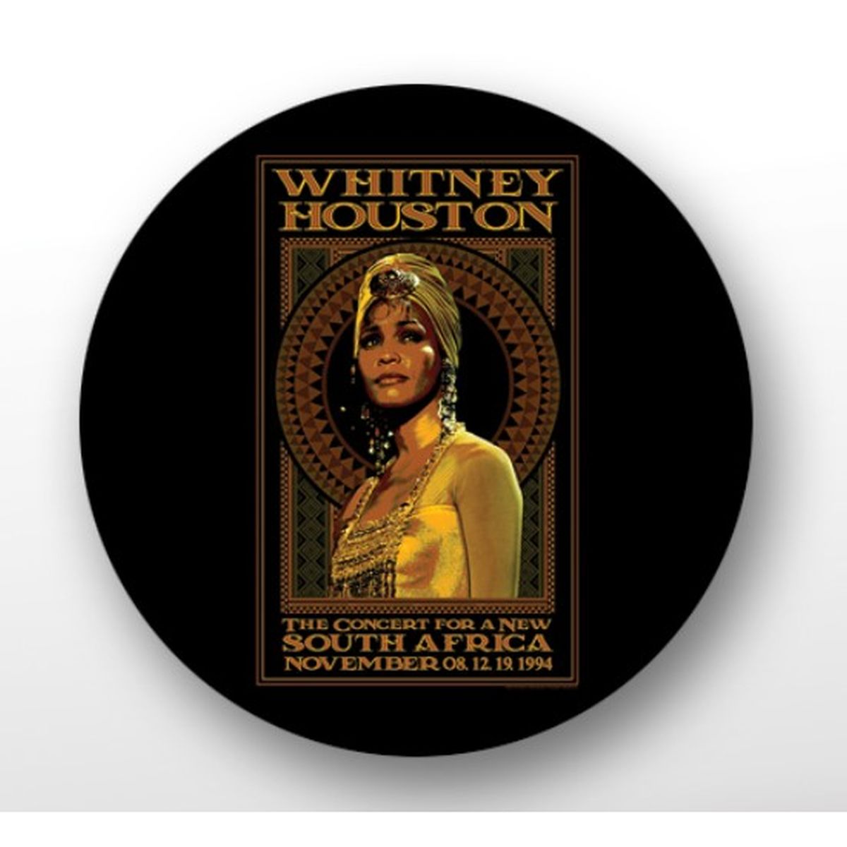 Whitney South Africa 1.25" Button