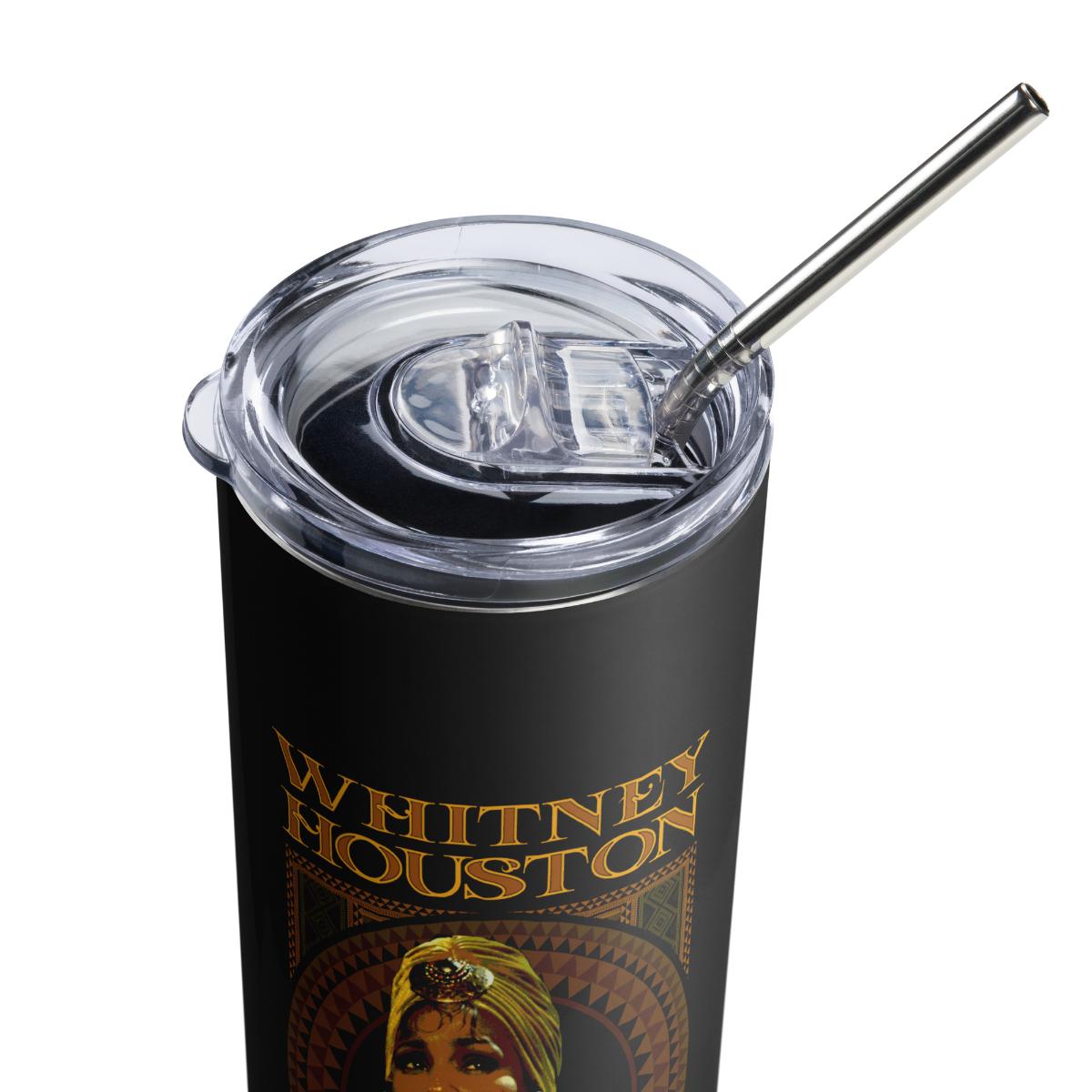 Whitney Houston South Africa Black Tumbler