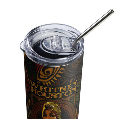 Whitney Houston South Africa Pattern Tumbler