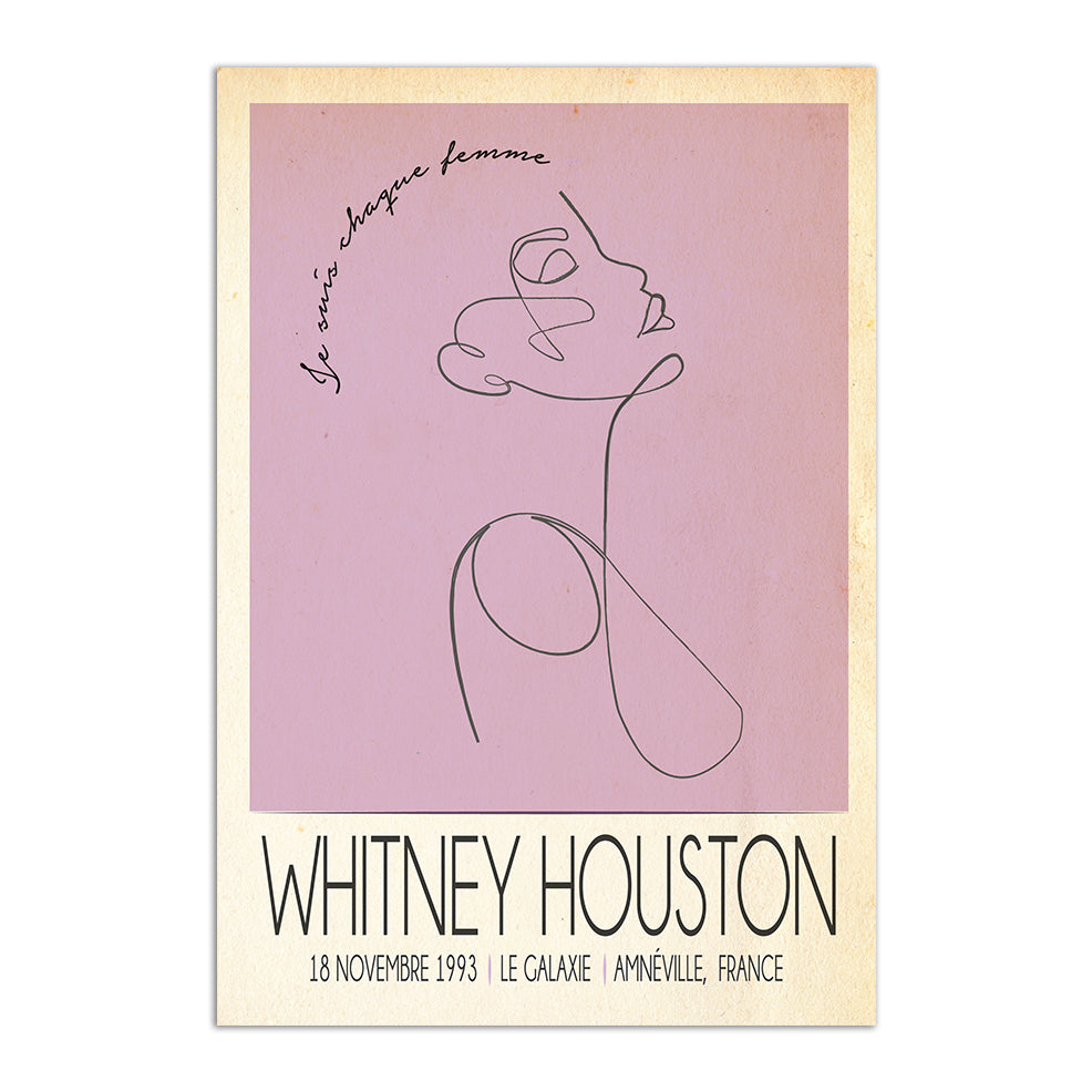 Whitney Live in France, 1993 Print