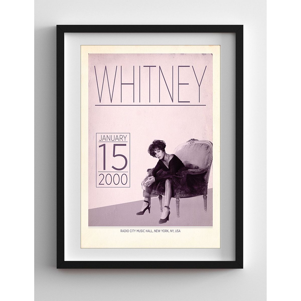 Whitney Live at Radio City, 2000 Print