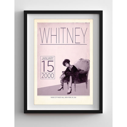 Whitney Live at Radio City, 2000 Print