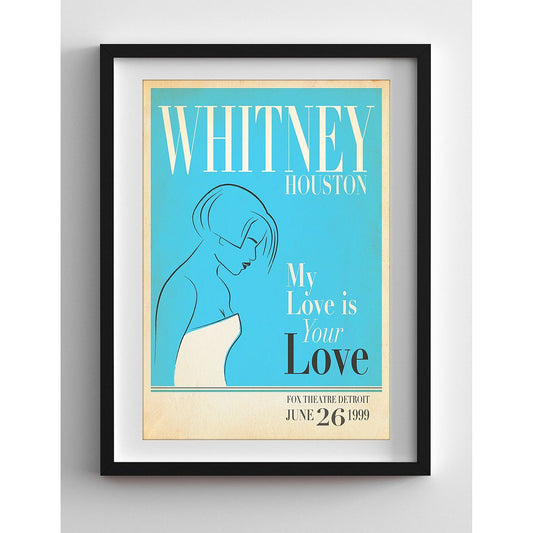 Whitney Live in Detroit, 1999 Print