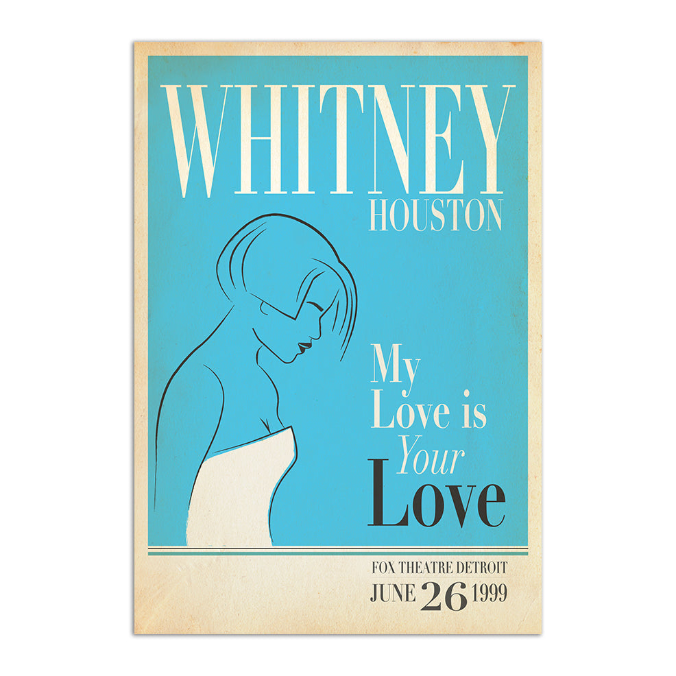 Whitney Live in Detroit, 1999 Print