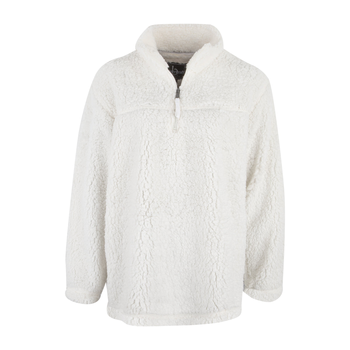 Natural Lioness Embroidered Script 1/4 Sherpa