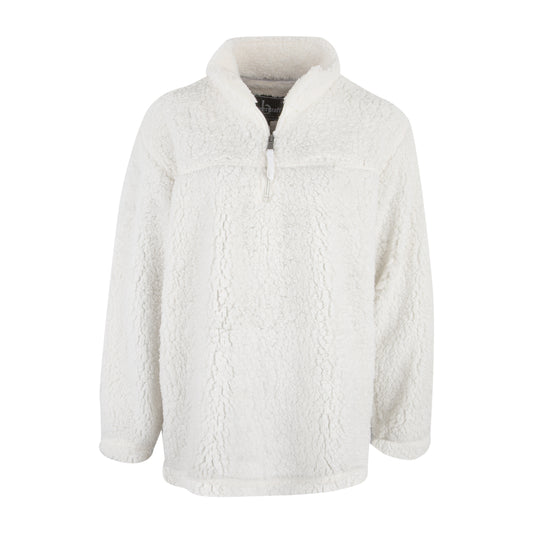 Natural Lioness Embroidered Script 1/4 Sherpa