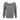 Wide Neck Grey Fleece Embroidered Sweatshirt