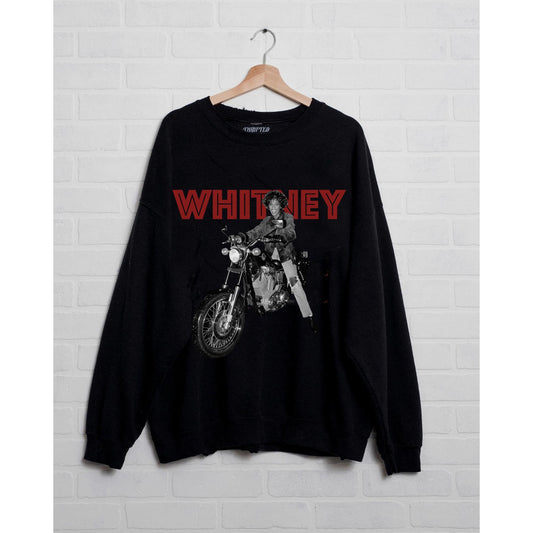 Whitney Motorcycle Distressed Sweatshirt