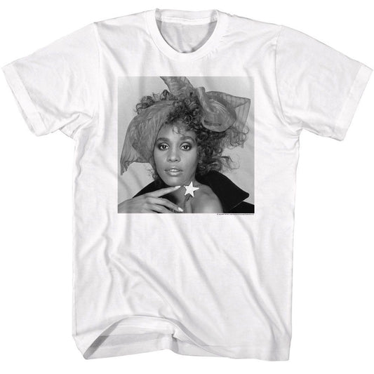 Whitney Bow Black and White Photo T-Shirt