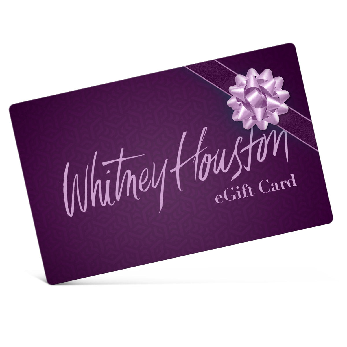 Whitney Houston Electronic Gift Certificate