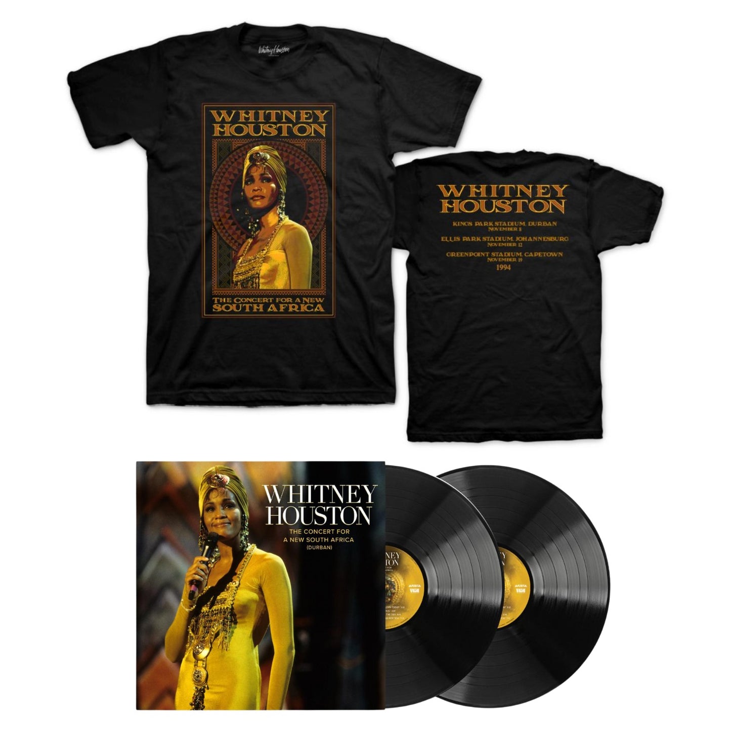 The Concert for a New South Africa LP with Concert Tee