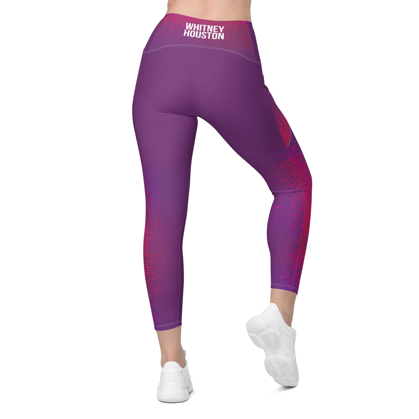 Whitney Houston I Wanna Dance With Somebody Pocket Legging | Fuchsia