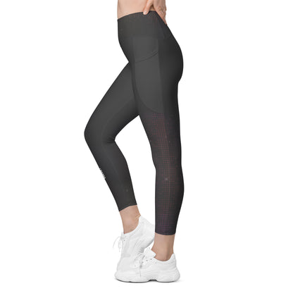 Whitney Houston I Wanna Dance With Somebody Pocket Legging Grey Sparkle