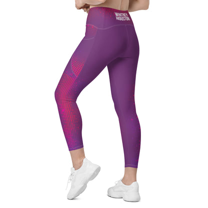 Whitney Houston I Wanna Dance With Somebody Pocket Legging | Fuchsia
