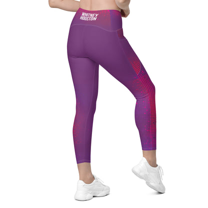 Whitney Houston I Wanna Dance With Somebody Pocket Legging | Fuchsia