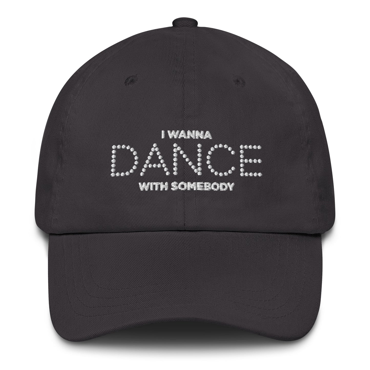 Whitney Houston I Wanna Dance With Somebody Dark Grey Hat