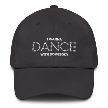 Whitney Houston I Wanna Dance With Somebody Dark Grey Hat