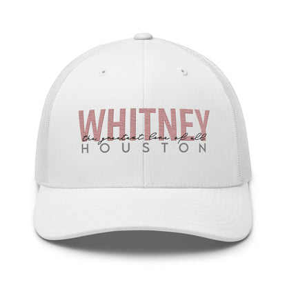 Whitney Houston The Greatest Love Embroidered Hat