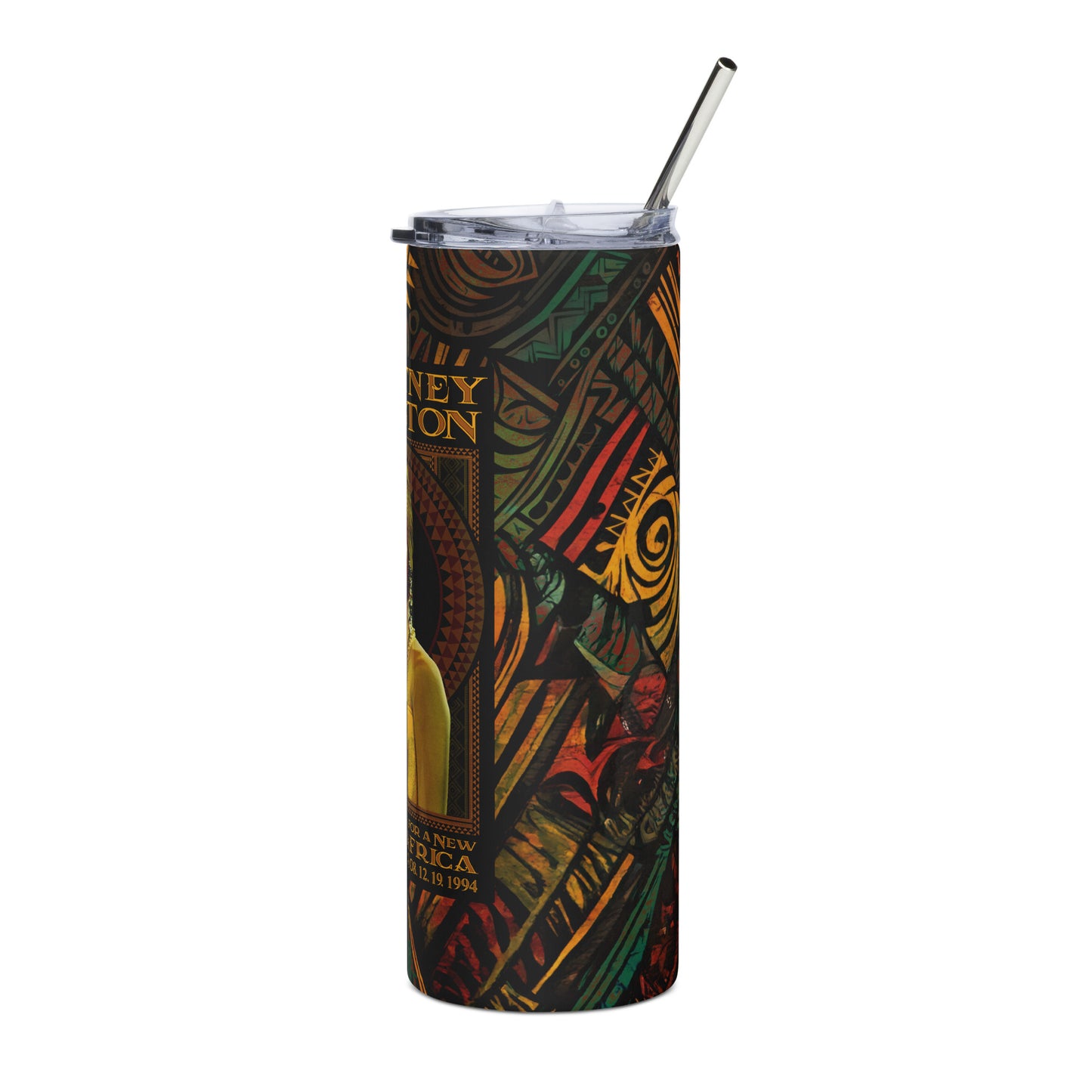 Whitney Houston South Africa Pattern Tumbler