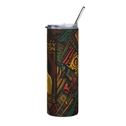 Whitney Houston South Africa Pattern Tumbler